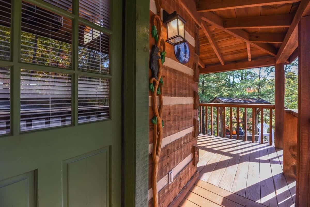 View! Cozy, Private, Fireplace, Hot Tub Log Cabin, Honeymoon! Сев'єрвілл Екстер'єр фото